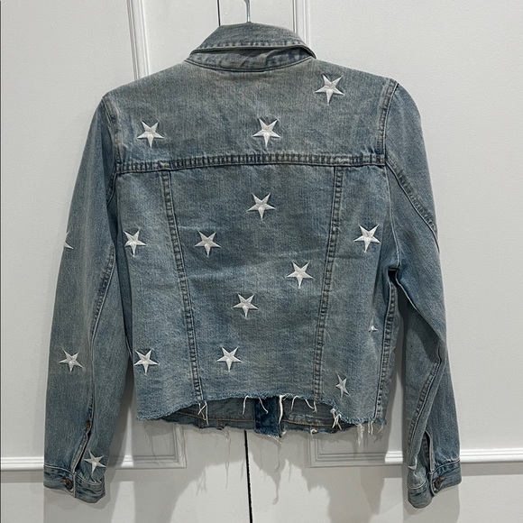 Pistola Blue Jean Jacket with White Star Accents - Picture 8 of 13